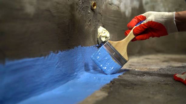 Commercial Waterproofing project at a Etna, OH business property by SJ Waterproofing Pros